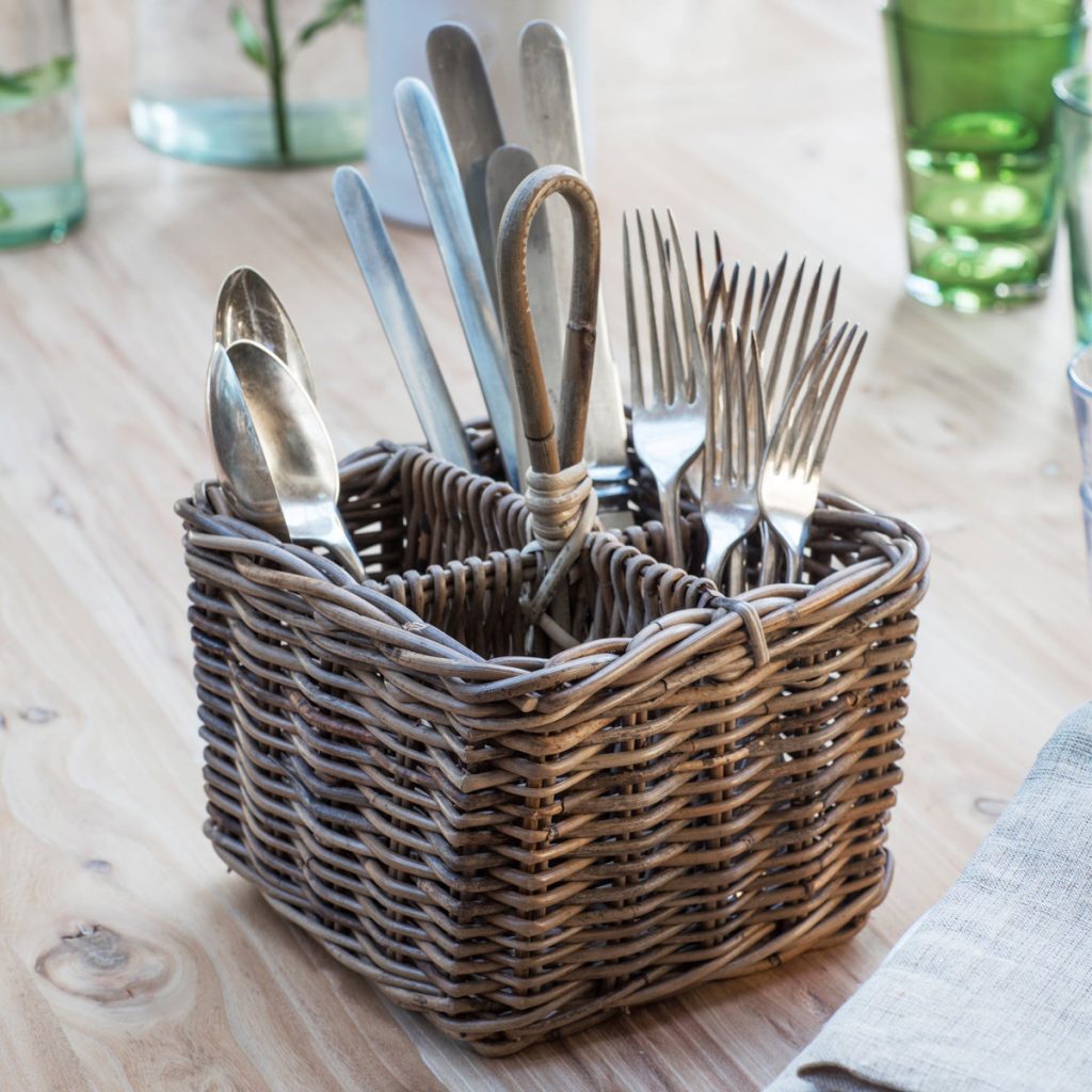 BECH01_Natural Kubu Rattan Cutlery Holder Basket