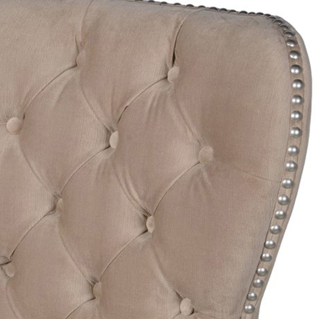 bel021_2_Beige Upholstered Fabric Bar Chair Stool