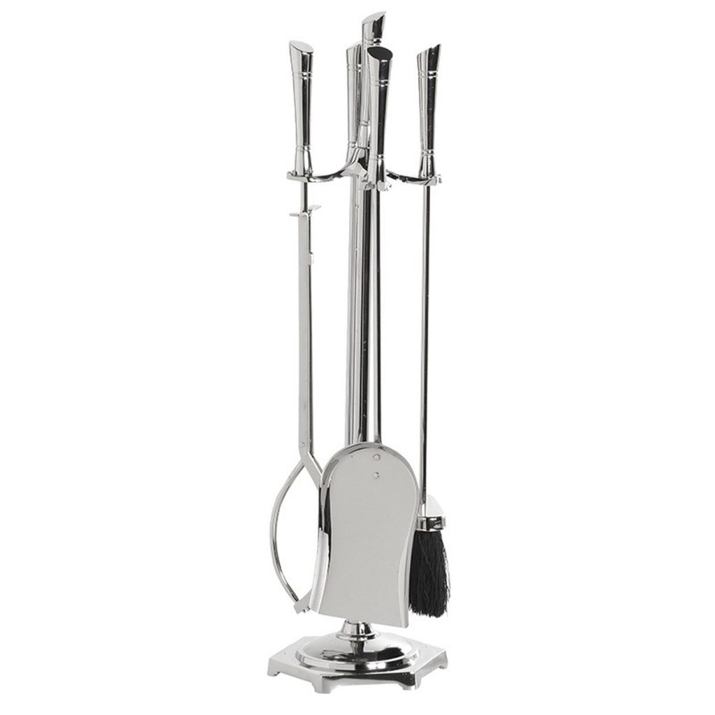 hlx126_2_Elegant Silver Companion Set with Stand