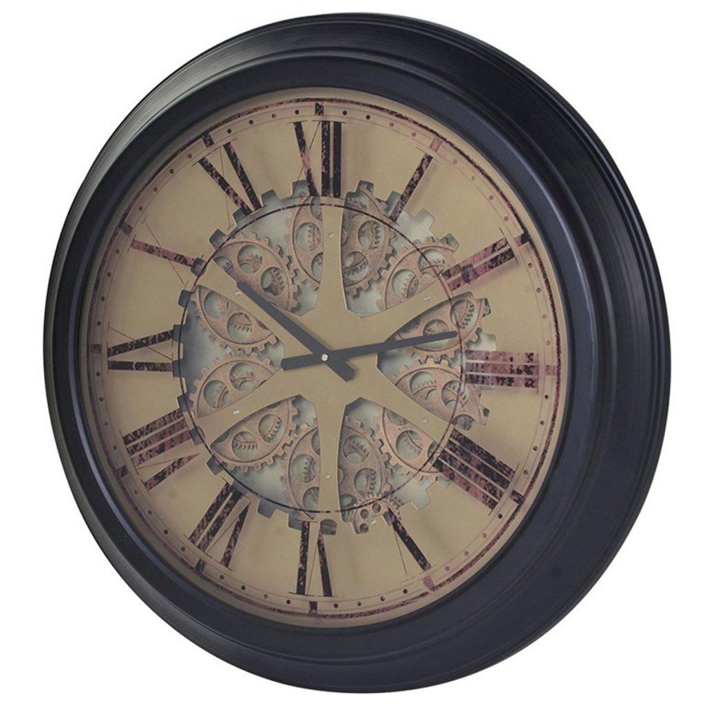EGN104 Antique Style Gears Mechanisms Wall Clock