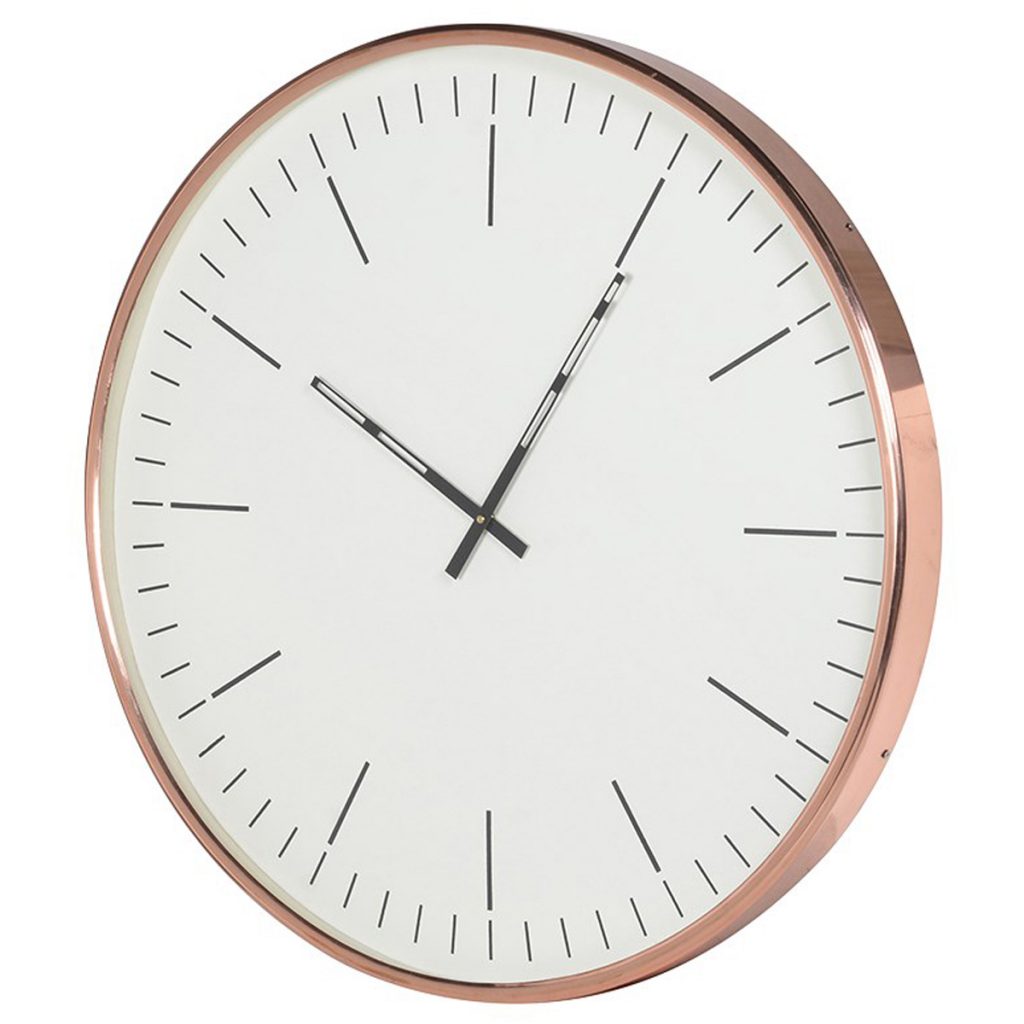 GDO007 Contemporary Style Copper Large Wall Clock