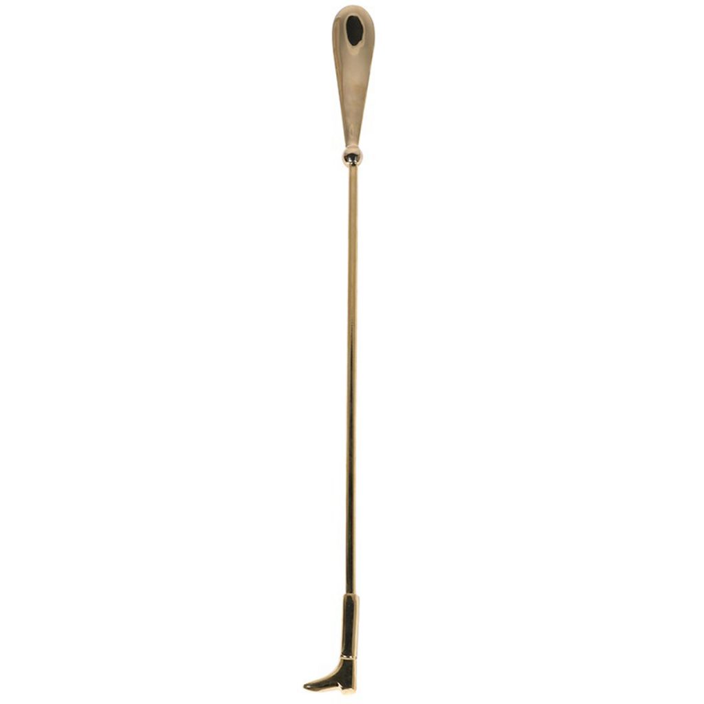 HLY003 Country Style Boot Brass Long Shoehorn