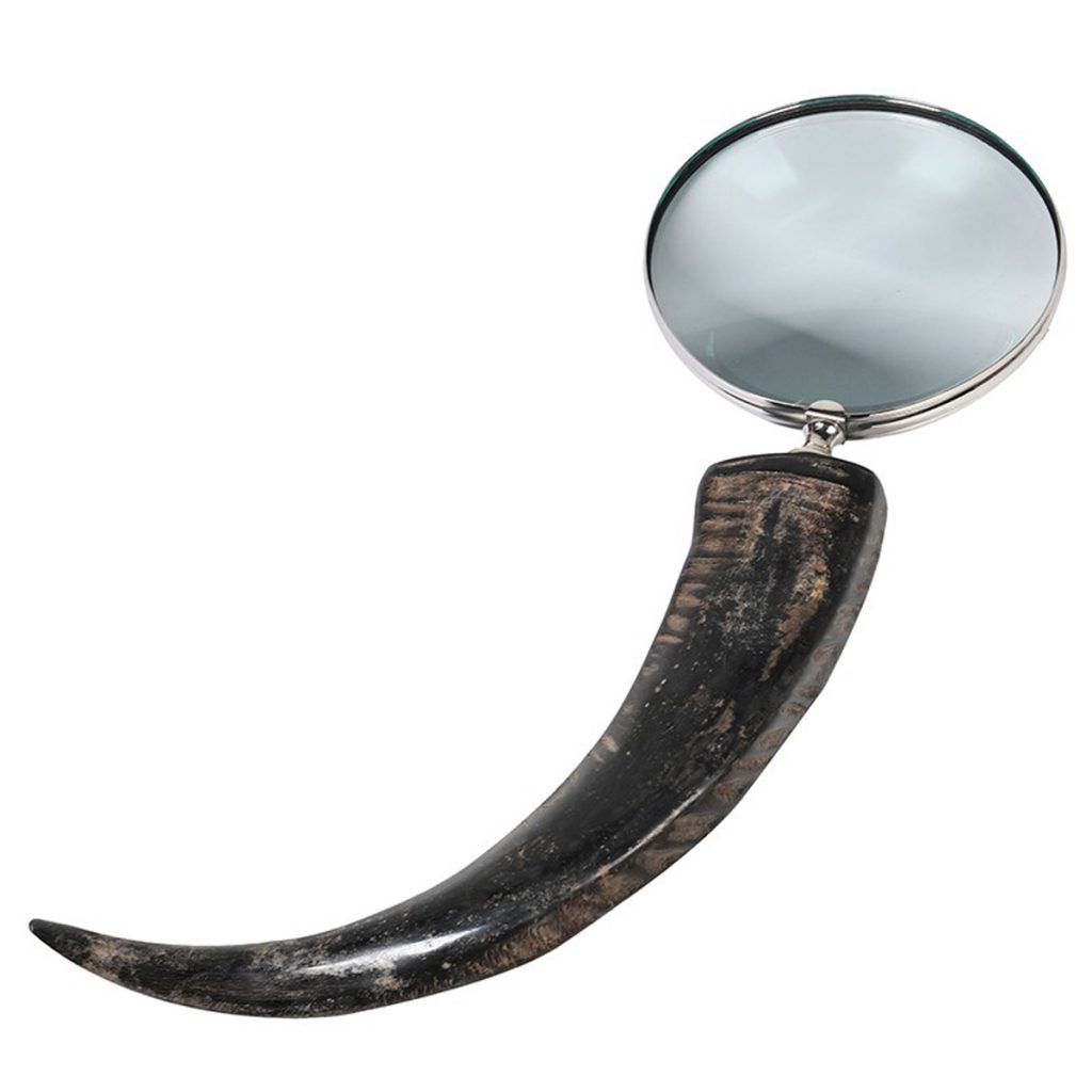 HLY011 Extra Large Decorative Horn Magnifying Glass
