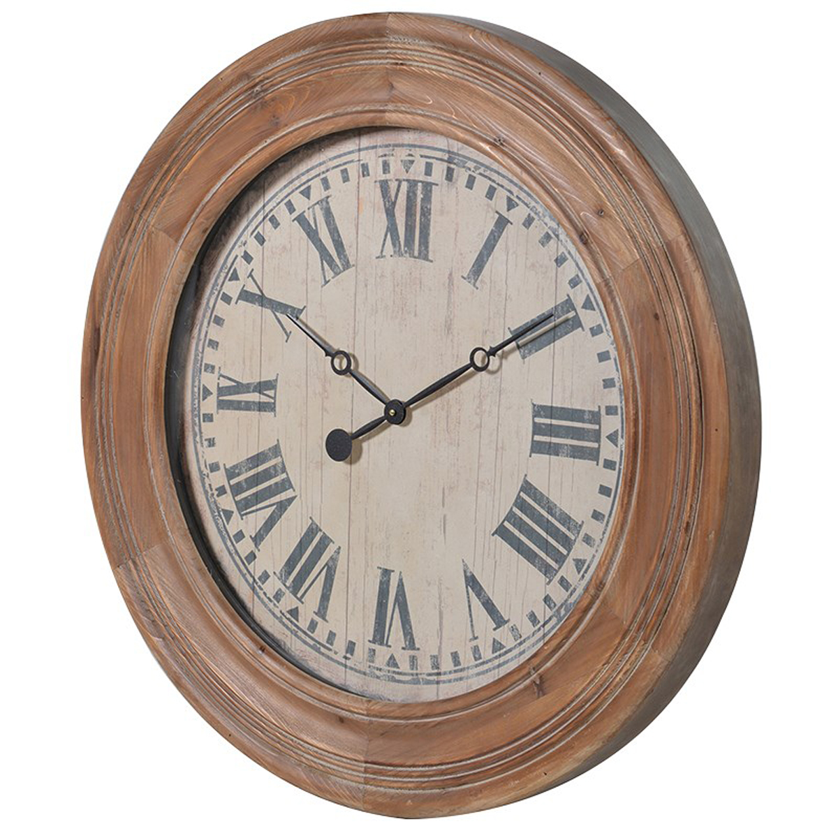 HMV002 Antique Style Wooden Framed Wall Clock Interior Flair   HMV002 Antique Style Wooden Framed Wall Clock 