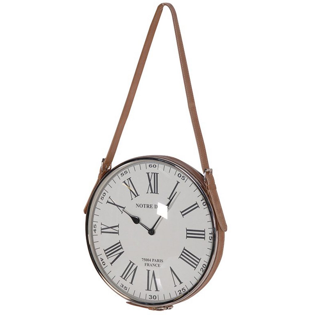 MES036 French Vintage Style Hanging Wall Clock - Interior Flair