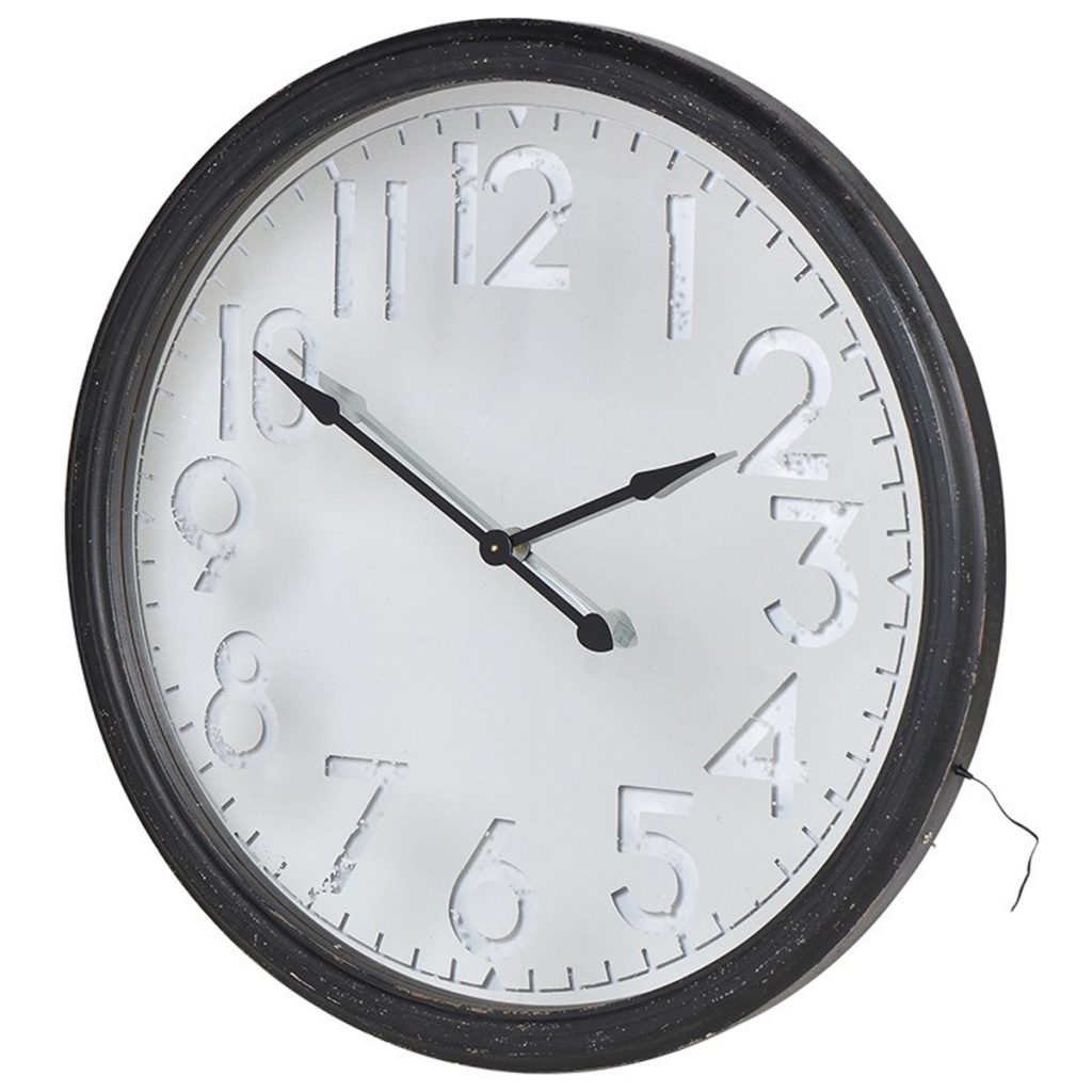 stn1306_1_Extra Large Black Light Up Clock