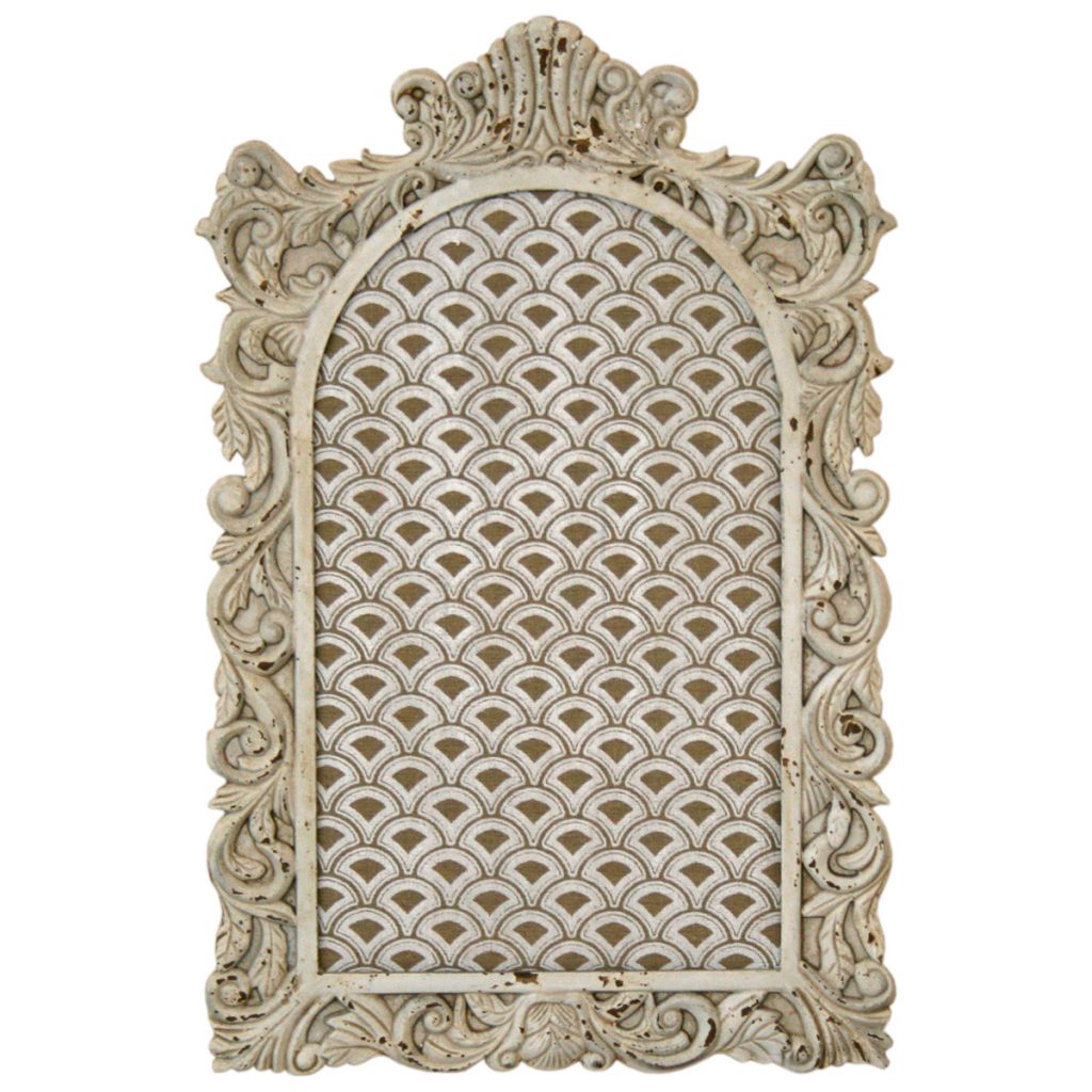 1566 Antique Style Cream Beige Notice Board