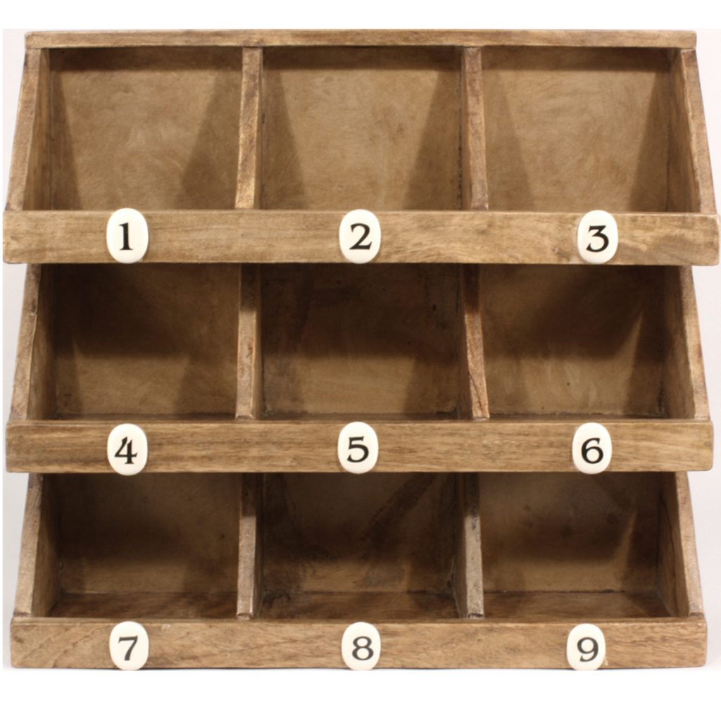 FA008 Solid Wood Open Display Unit