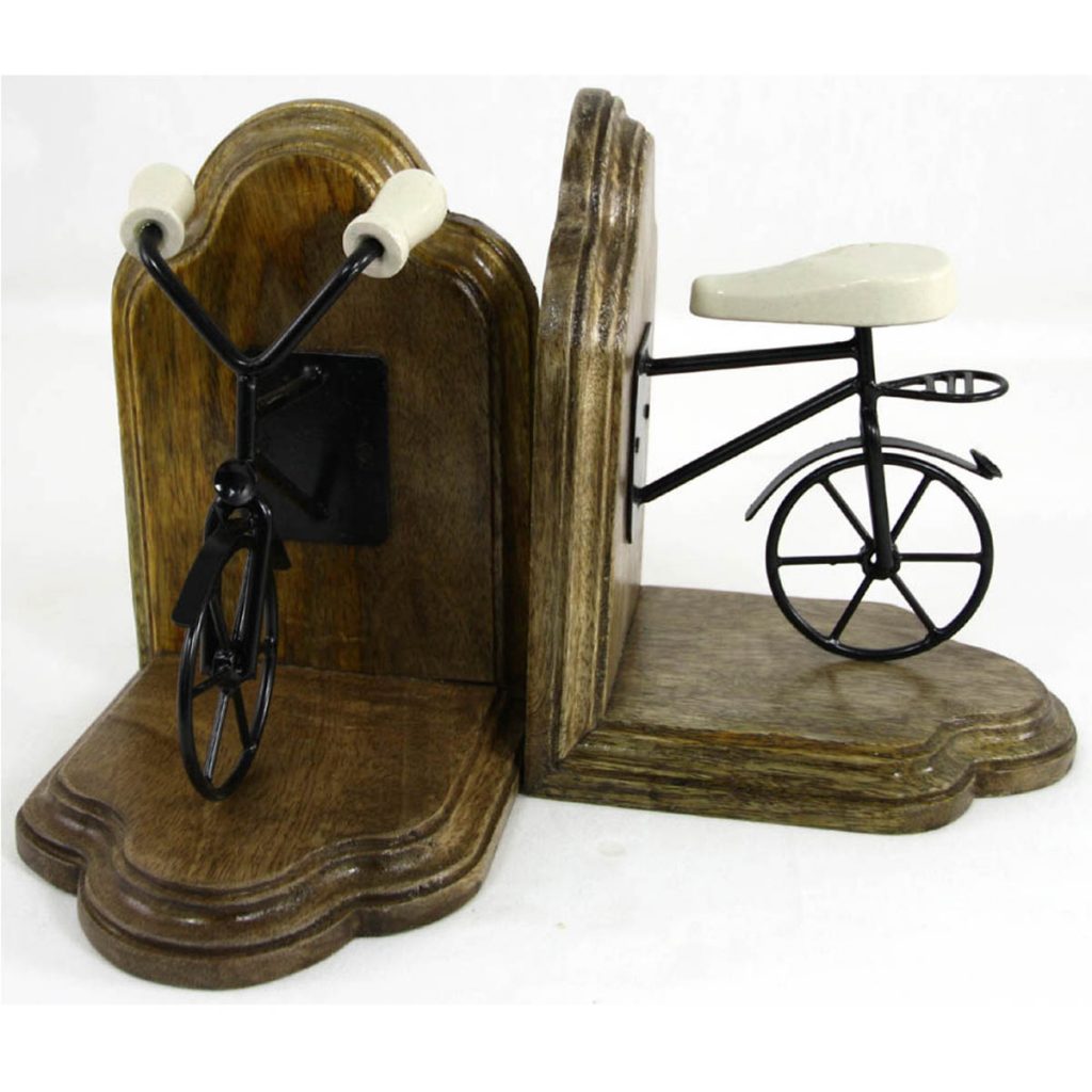 FA013-1 Vintage Style Bicycle Pair of Bookends