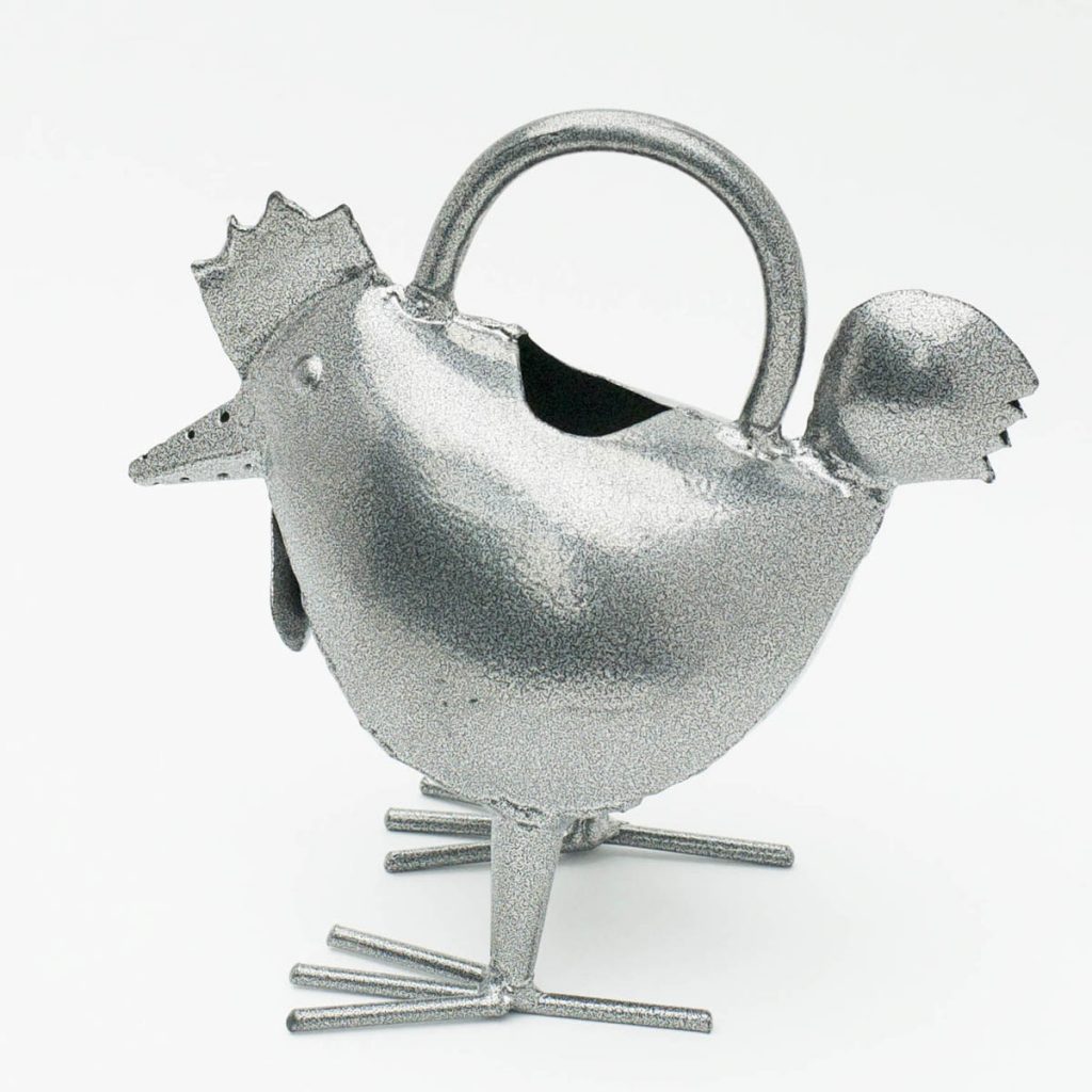 420041_1 Handmade Hen Silver Watering Can