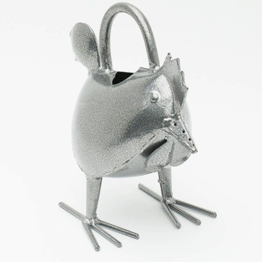 420041_3 Handmade Hen Silver Watering Can