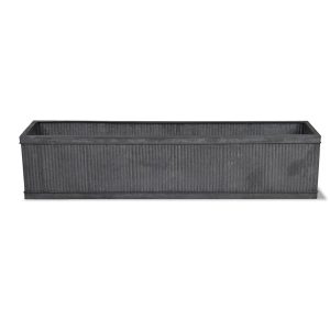 PLRI05_2 Large Grey Zinc Window Box