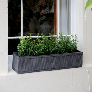 PLRI05_Large Grey Zinc Window Box