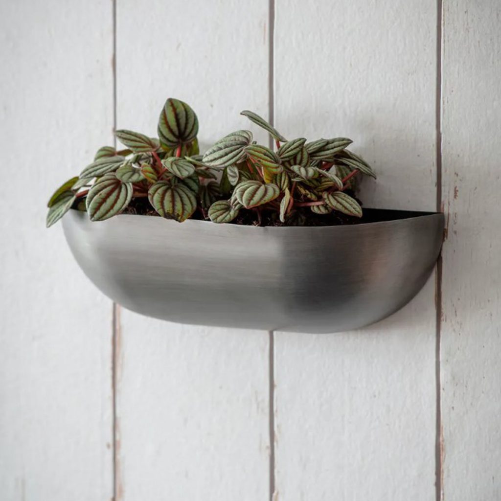 Pewter Grey Wall Planter - Interior Flair