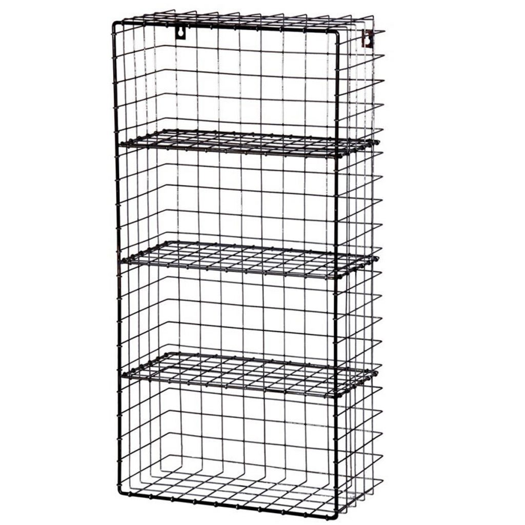 Metal Wire Industrial Wall Rack