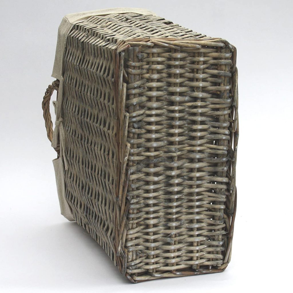 Country Willow Magazine Storage Basket b