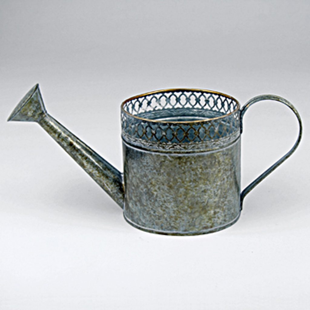 4629 Grey Gold Decorative Watering Can