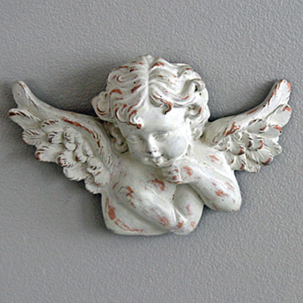 4721 Vintage Style Cherub Wall Decoration