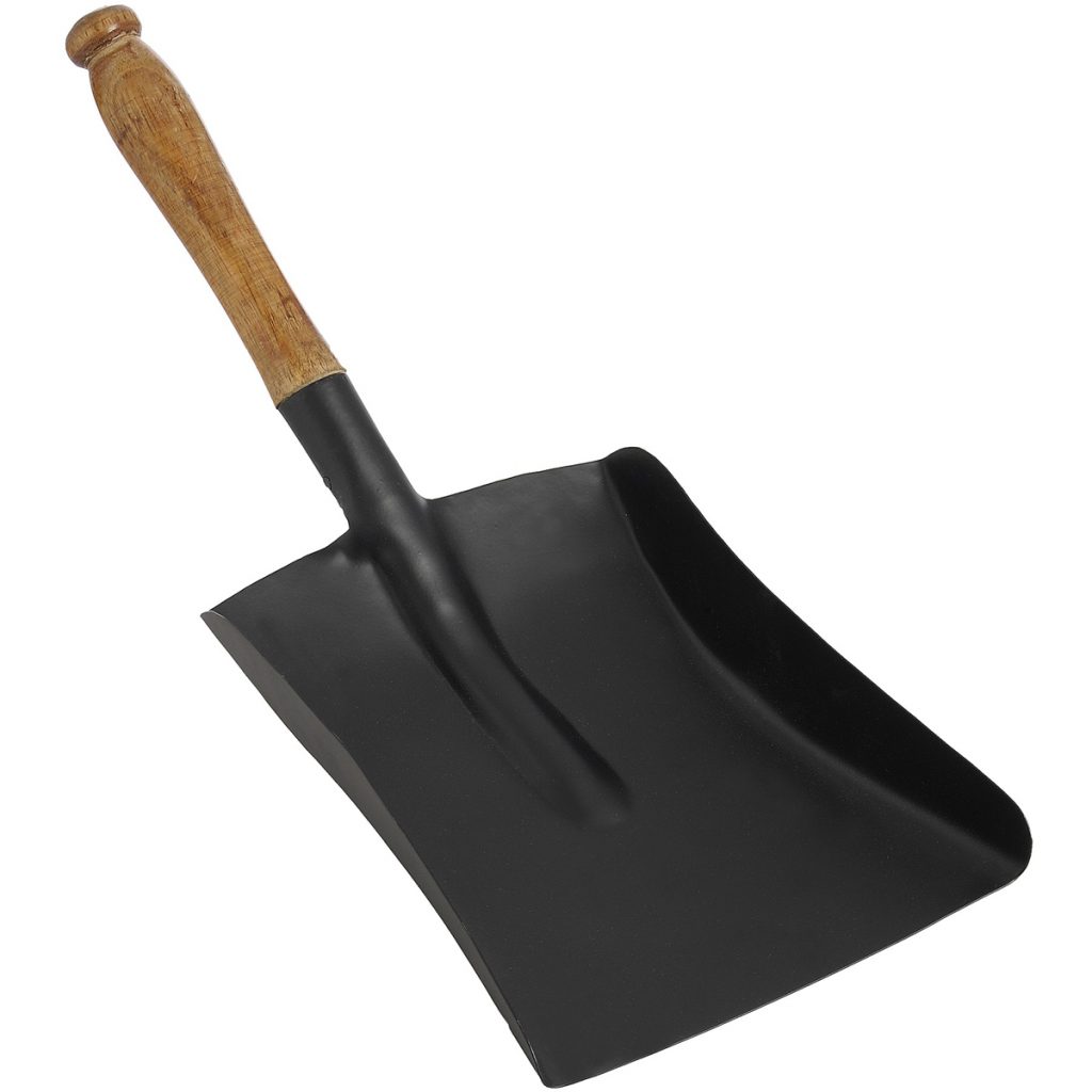 11210 Traditional Style Black Fireplace Shovel