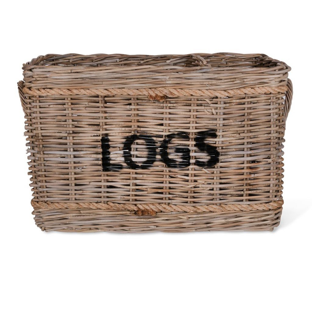 BARA08_Classic Rattan Rope Log Basket