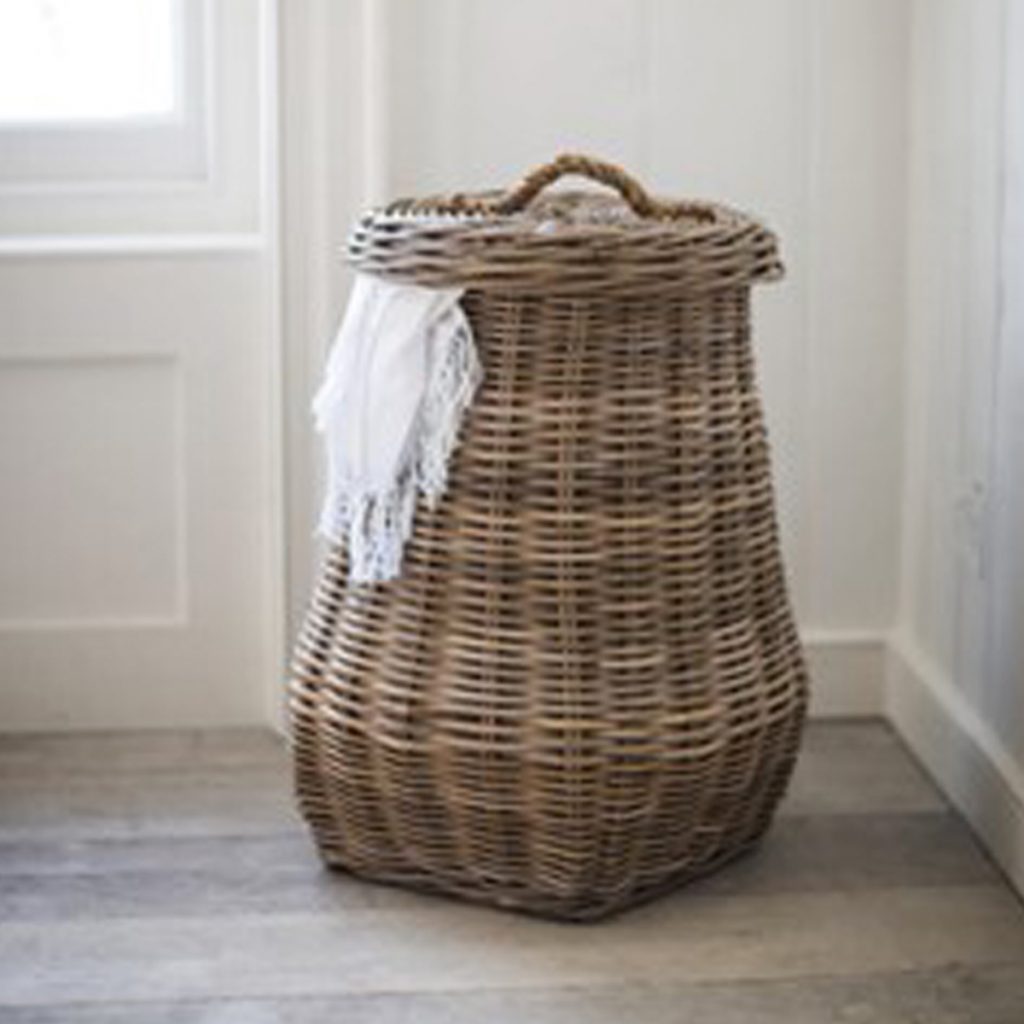 BARA15 Hand Made Rattan Laundry Basket