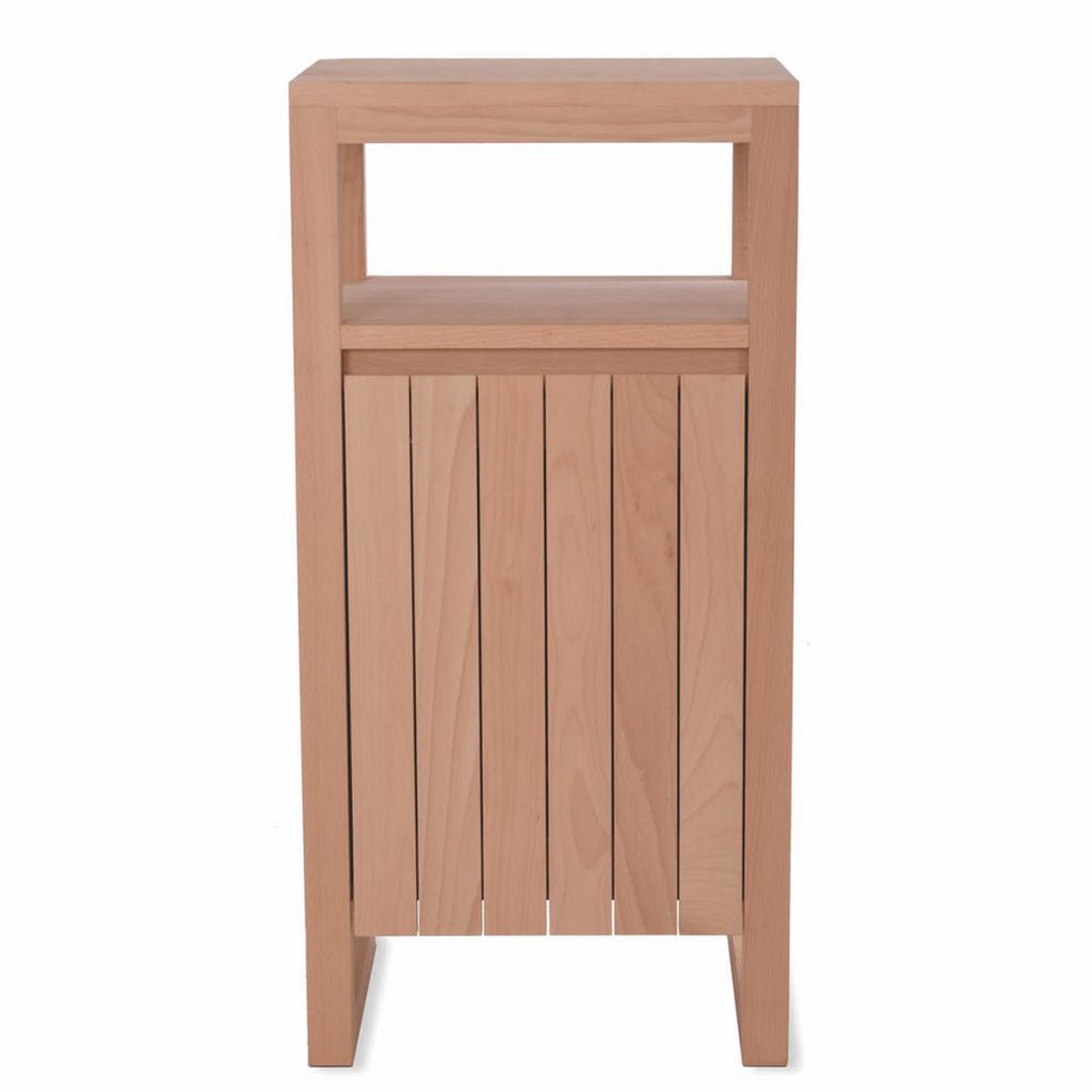 Contemporary Style Beech Storage Cabinet - Interior Flair