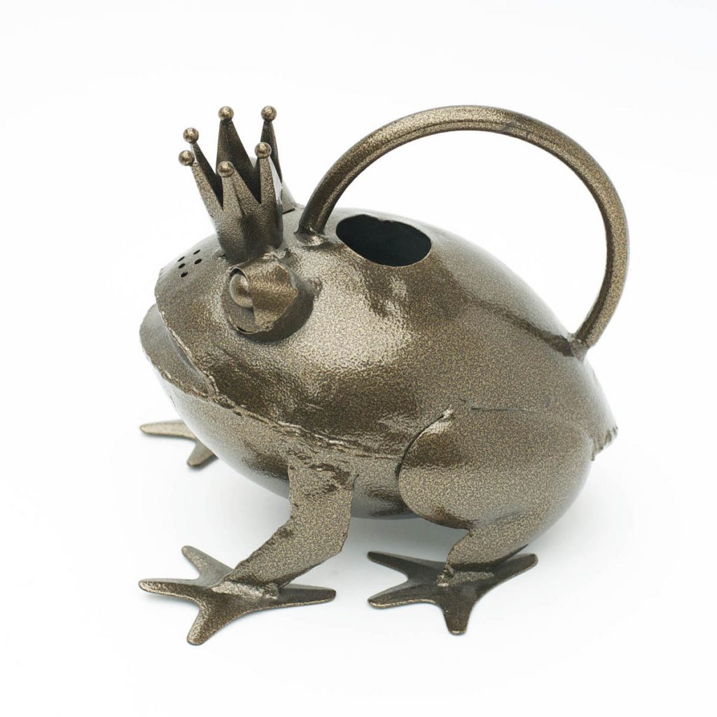 420042_2 Hand Crafted Frog Prince Watering Can