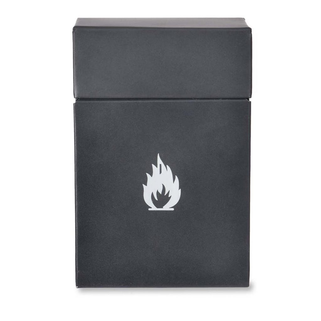 FLCN01_a Dark Grey Fire Lighter Storage Box