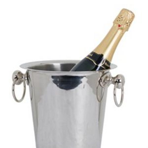 19477 a Silver Champagne Bucket on Stand