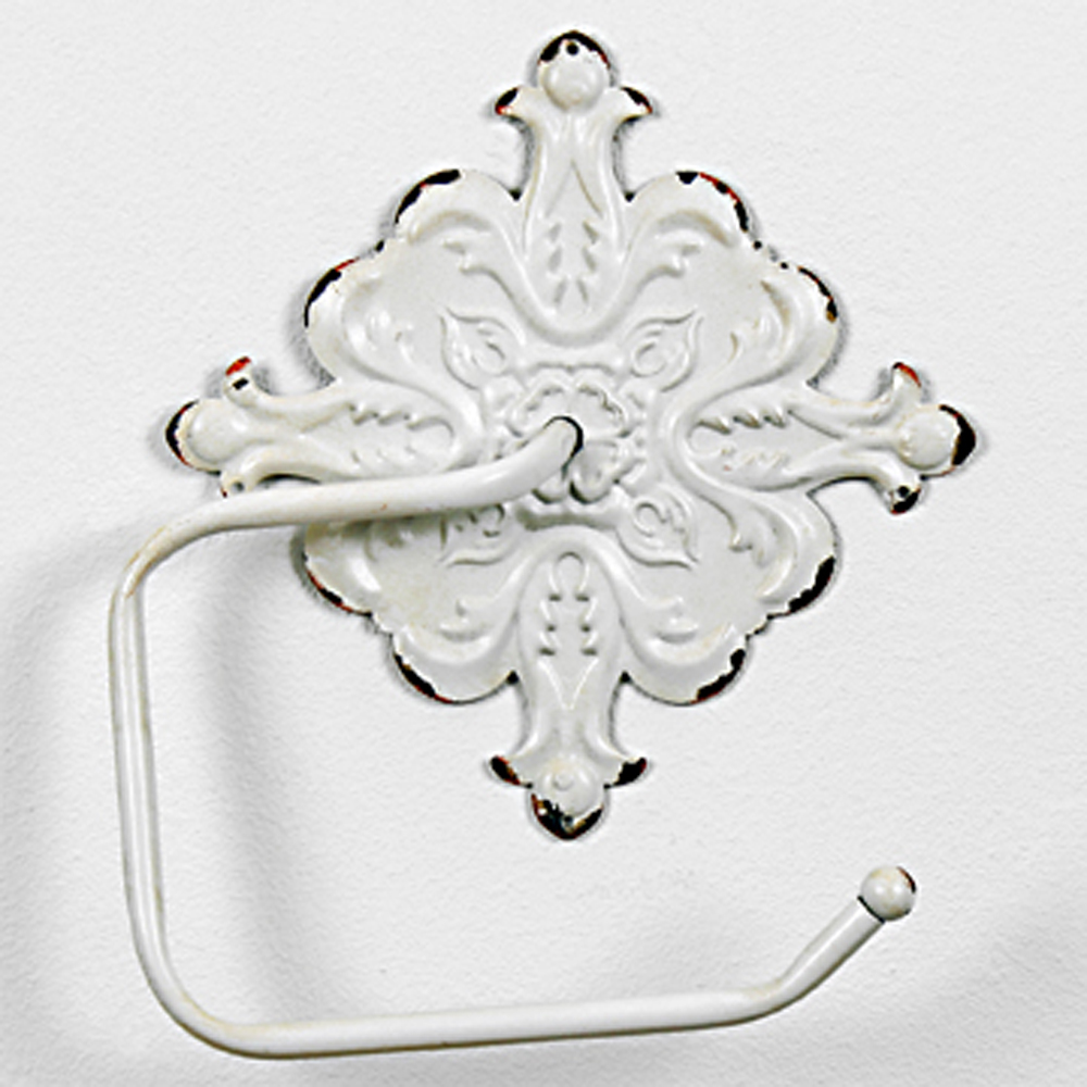 4175 Ornate Cream Toilet Roll Holder