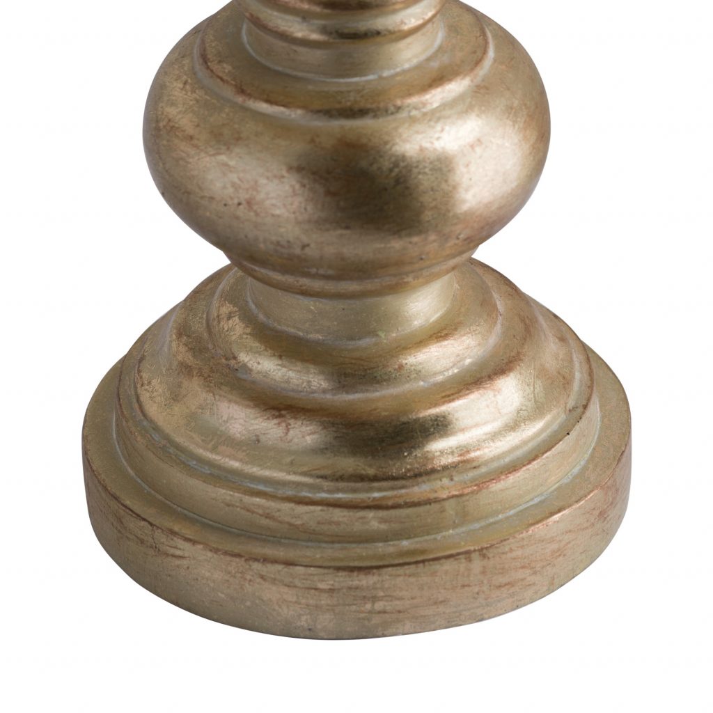 19821-a Antique Brass Effect Candle Holder