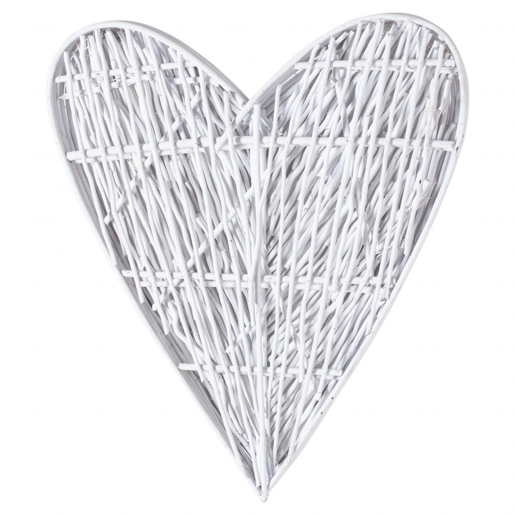 21428-b White Willow Branch Medium Heart