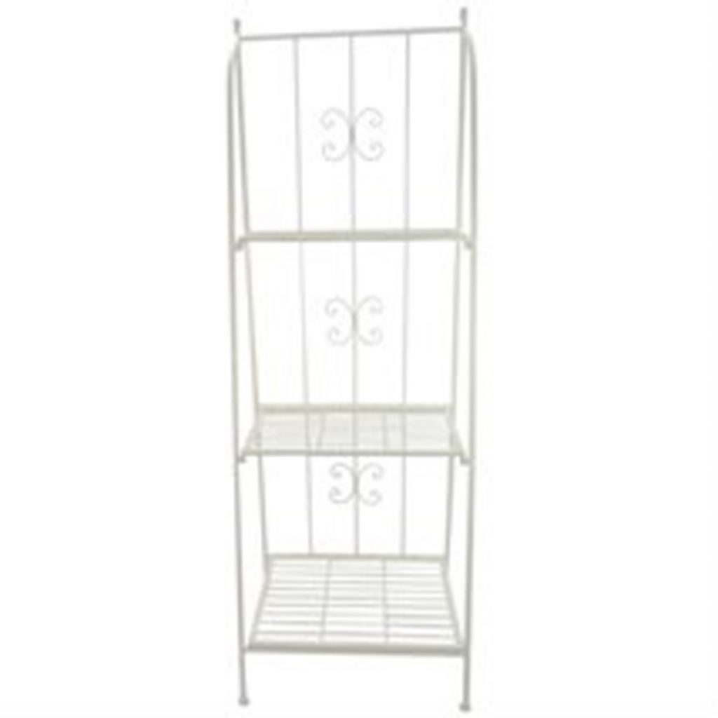 4210 Vintage Style Cream Bakers Rack