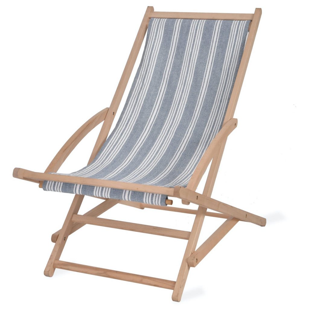 Cornflower Blue Rocking Deck Chair