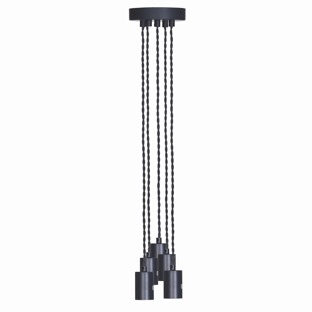 Black Adjustable Pendant Light