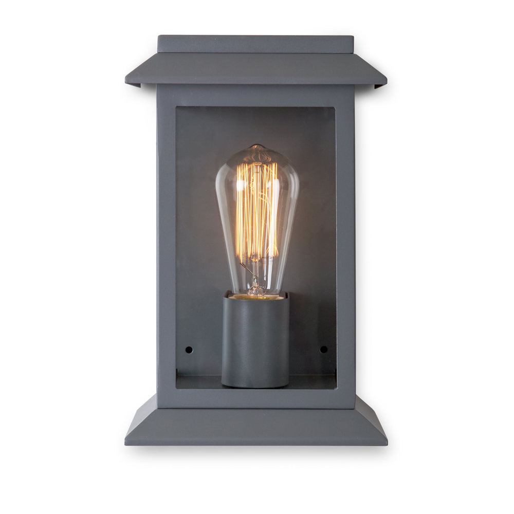 Contemporary Grey Outdoor Wall Light