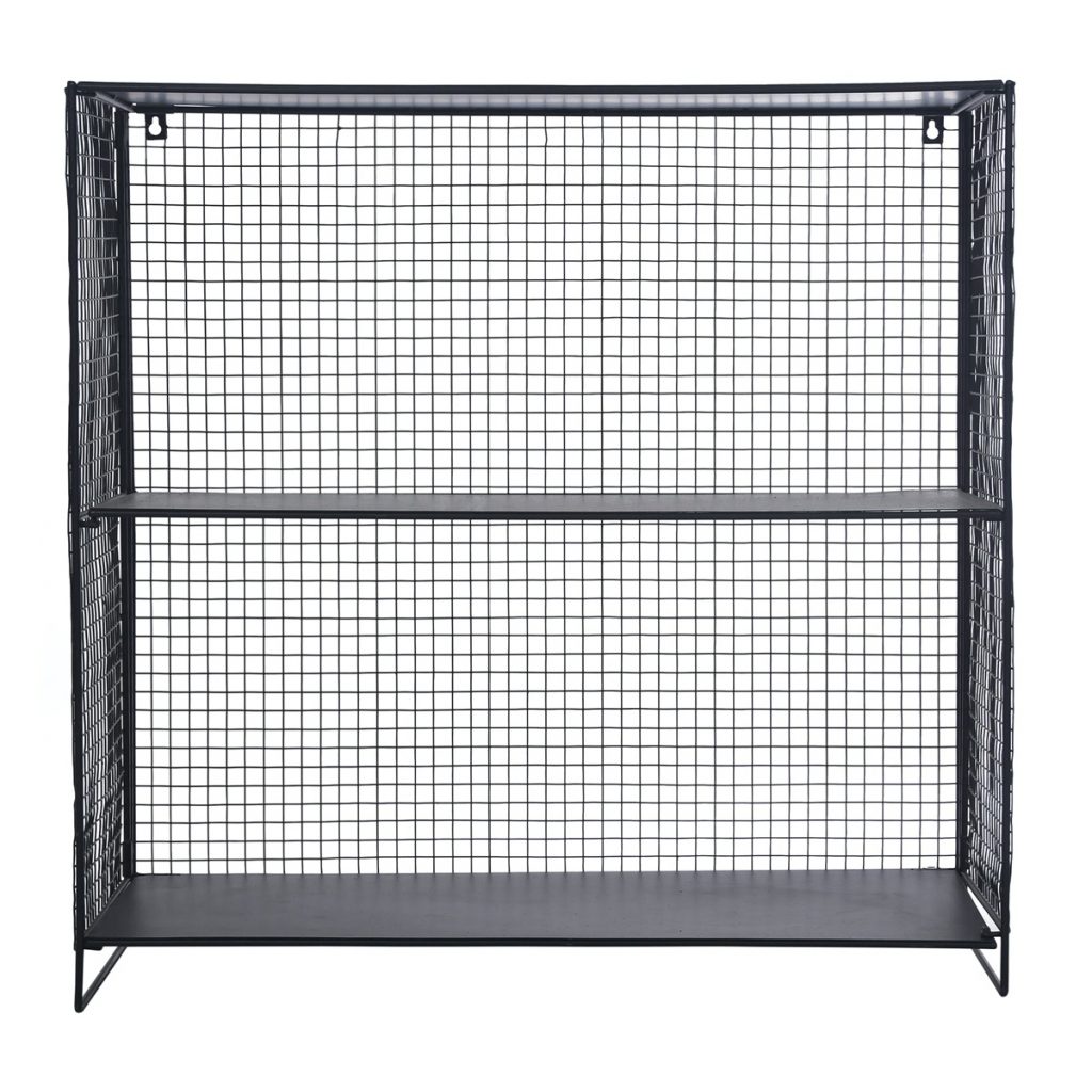 Large Charcoal Grey Wire Storage Unit Interior Flair